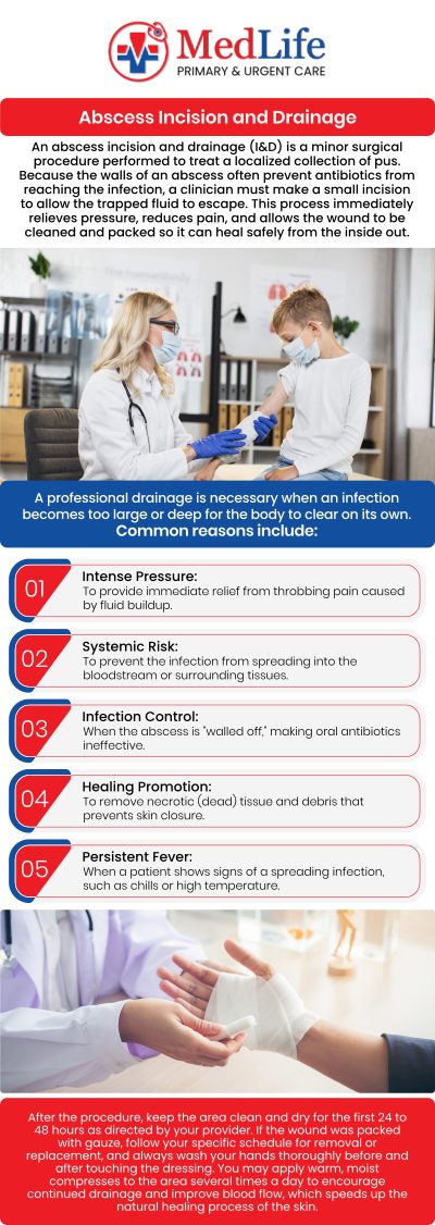 Common questions asked by patients: What is abscess incision and drainage, and how does it work? When is abscess incision and drainage recommended? What should you expect during an abscess incision and drainage procedure? How long does healing take after abscess incision and drainage? For more information, contact us or request an appointment online. We are conveniently located at 325 Huntington Pl Ct, McDonough, GA 30253. We serve patients from McDonough GA, Stockbridge GA, Lovejoy GA, Hampton GA, Morrow GA, and surrounding areas. Common questions asked by patients: What is abscess incision and drainage, and how does it work? When is abscess incision and drainage recommended? What should you expect during an abscess incision and drainage procedure? How long does healing take after abscess incision and drainage? For more information, contact us or request an appointment online. We are conveniently located at 325 Huntington Pl Ct, McDonough, GA 30253. We serve patients from McDonough GA, Stockbridge GA, Lovejoy GA, Hampton GA, Morrow GA, and surrounding areas.