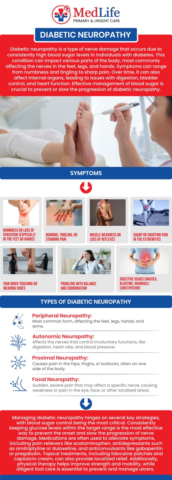 Common questions asked by patients: What is diabetic neuropathy screening, and why is it important? Who should consider diabetic neuropathy screening? What symptoms may indicate diabetic neuropathy? How is diabetic neuropathy screening performed? For more information, contact us or request an appointment online. We are conveniently located at 325 Huntington Pl Ct, McDonough, GA 30253. We serve patients from McDonough GA, Stockbridge GA, Lovejoy GA, Hampton GA, Morrow GA, and surrounding areas. Common questions asked by patients: What is diabetic neuropathy screening, and why is it important? Who should consider diabetic neuropathy screening? What symptoms may indicate diabetic neuropathy? How is diabetic neuropathy screening performed? For more information, contact us or request an appointment online. We are conveniently located at 325 Huntington Pl Ct, McDonough, GA 30253. We serve patients from McDonough GA, Stockbridge GA, Lovejoy GA, Hampton GA, Morrow GA, and surrounding areas.