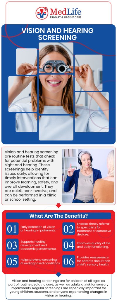 Common questions asked by patients: What is included in a hearing and vision test? Why are regular hearing and vision tests important? Who should consider getting a hearing and vision test? How is a hearing and vision test performed? For more information, contact us or request an appointment online. We are conveniently located at 325 Huntington Pl Ct, McDonough, GA 30253. We serve patients from McDonough GA, Stockbridge GA, Lovejoy GA, Hampton GA, Morrow GA, and surrounding areas.